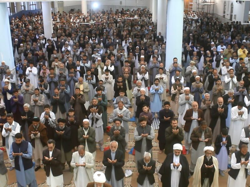 اقامه با شکوه نماز عید در شهر هرات