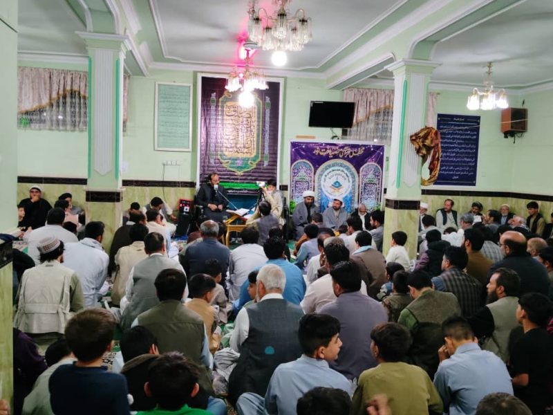 برگزاری جلسه قرآنی همراه با گرامیداشت شهادت امام صادق (ع) در هرات