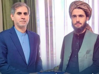 رایزن فرهنگی امارت اسلامی در تهران با مقامات ایرانی گفتگو کرد