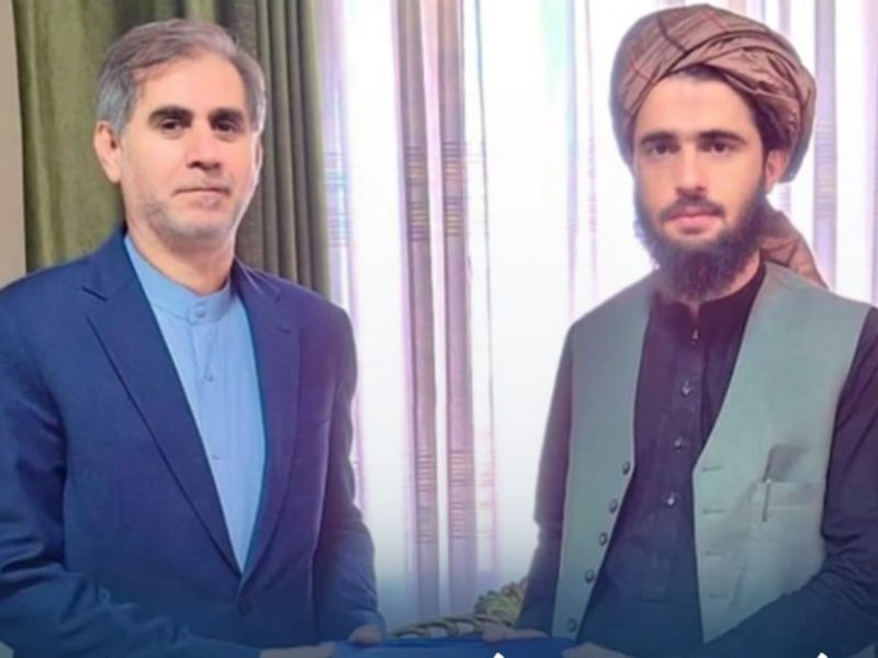 رایزن فرهنگی امارت اسلامی در تهران با مقامات ایرانی گفتگو کرد