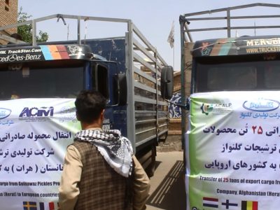 صادرات ۲۵ تُن ترشیجات هرات به اروپا: گامی مثبت برای رونق اقتصادی افغانستان