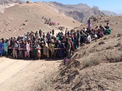 کار بازسازی دو سرک در دوردست ترین ولسوالی فراه آغاز شد