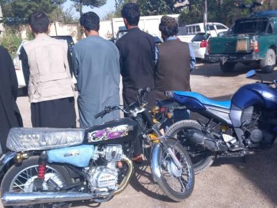 در ادامه طرح فعال نیروهای امنیتی هرات: 9 سارق بازداشت شدند