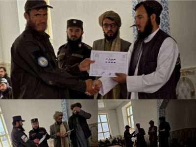 فرماندهان نظامی در لعل و سرجنگل غور دوره سواد آموزی دیدند