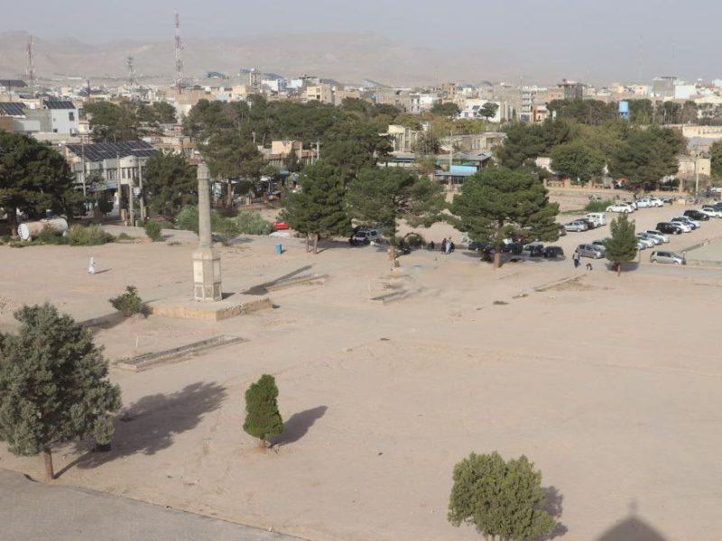کار بازسازی پارک مسجد جامع هرات آغاز شد