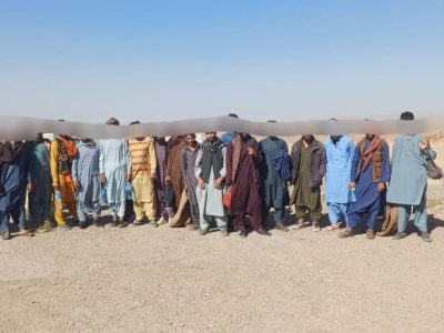 بازداشت ۵۲۳ تن در هرات به اتهام عبور غیرقانونی از مرز با ایران