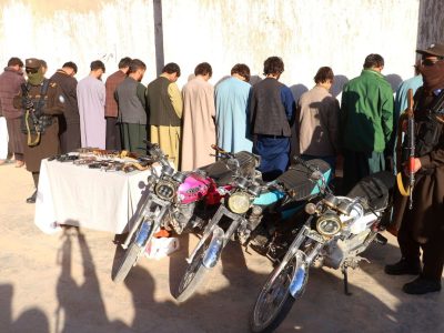 بازداشت باند 14 نفری خطرناک سارقین مسلح در هرات