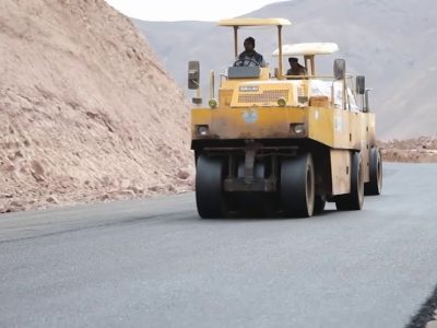 پیشرفت سریع در بند سبزک؛ سرک حلقوی ارملک–لامان در آستانه بهره‌برداری