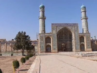 بازسازی پارک مسجد جامع هرات به مرز تکمیل رسید؛ پیشرفت کار به ۷۰ درصد