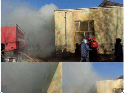 آتش‌سوزی در یکی از بزرگ‌ترین مکاتب غور مهار شد