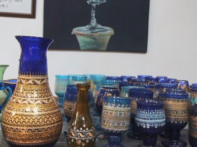 صادرات محصولات شیشه‌گری سنتی هرات به آمریکا و اروپا
