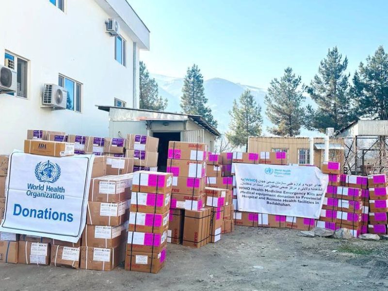 سازمان جهانی صحت ۲۵ تُن دواهای ضد سرطان به افغانستان فرستاد