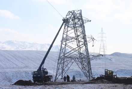 آغاز سروی مسیر جدید برق وارداتی ترکمنستان در هرات برای کاهش قطعیهای زمستانی