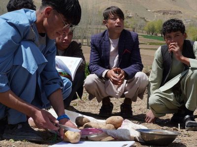 برنامه آموزشی یونسکو برای پسران افغانستان؛ از سوادآموزی تا مهارت‌های غذایی