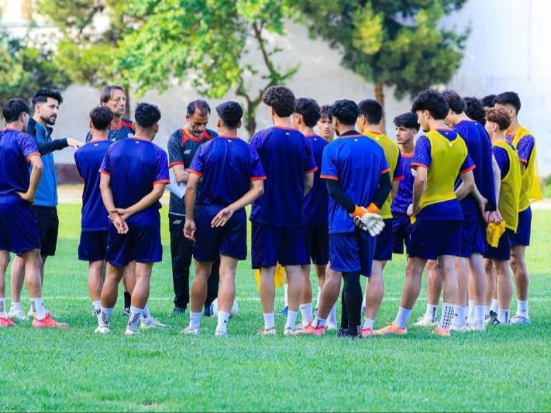 آغاز کار تیم زیر ۲۰ سال افغانستان در رقابتهای کافا
