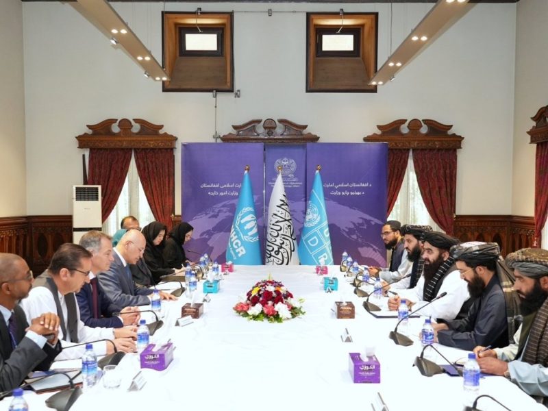 متقی و مقامهای ارشد سازمان ملل بر تقویت همکاریها برای حمایت از مهاجران تأکید کردند
