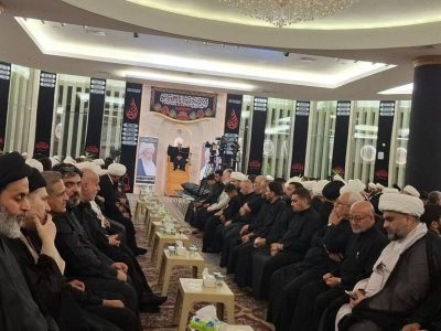 مراسم چهلم آیت‌الله االعظمی فیاض( ره) در نجف برگزار شد