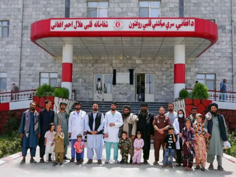 ۲۸ کودک مبتلا به سوراخ قلب در شفاخانه هلال احمر بهگونه رایگان جراحی شدند