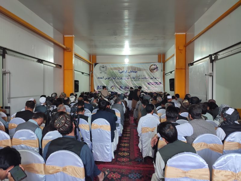 سردخانه یکونیم میلیون دالری در هرات به بهرهبرداری رسید