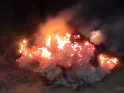 ضبط و حریق ۴۰۰ کیلوگرام مواد مخدر نوع ایف در غور