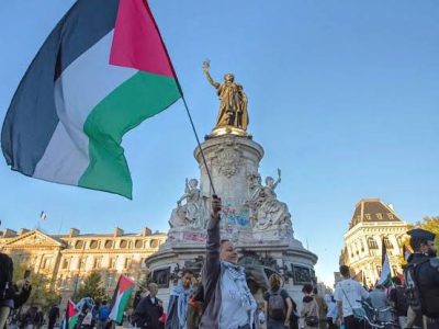 پرچم فلسطین در اعتراضات اروپا؛ فراتر از مطالبات اقتصادی و اجتماعی