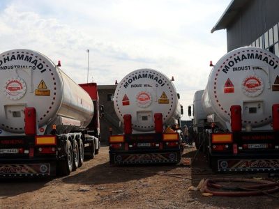 صادرات یک و نیم میلیون دالری تانکر تیل از هرات به ازبکستان