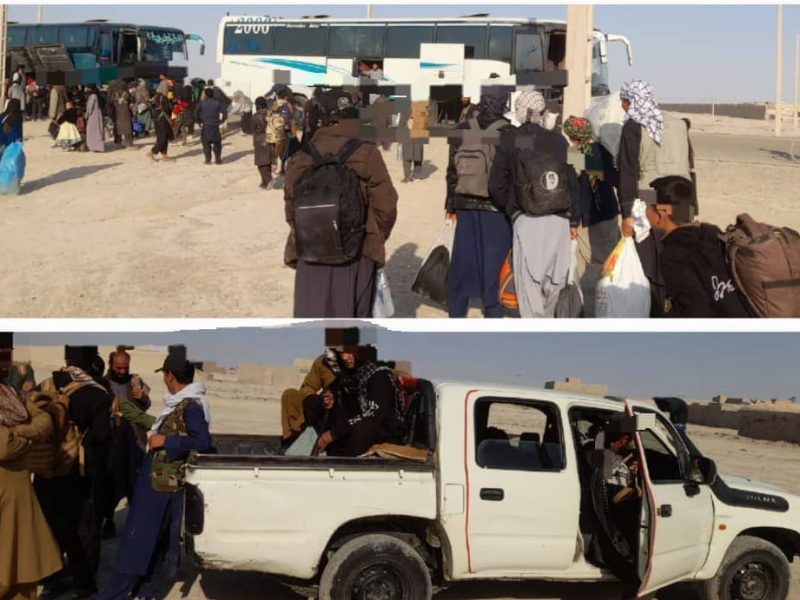 ۳۰۸ مسافر هنگام خروج غیرقانونی از نیمروز بازداشت شدند
